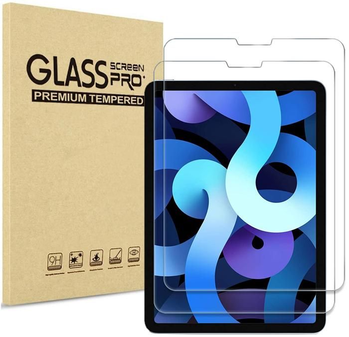 Protection Verre Trempé Avizar Pour IPad Air 13 Pouces 2024/2025 - Dureté 9H, Anti-rayures, Transparent