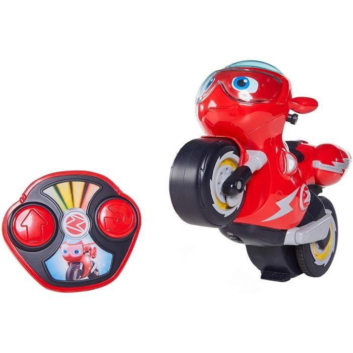 Moto télécommandée Ricky Zoom - TOMY - T20055A - Roues arrière et tours à 360 degrés