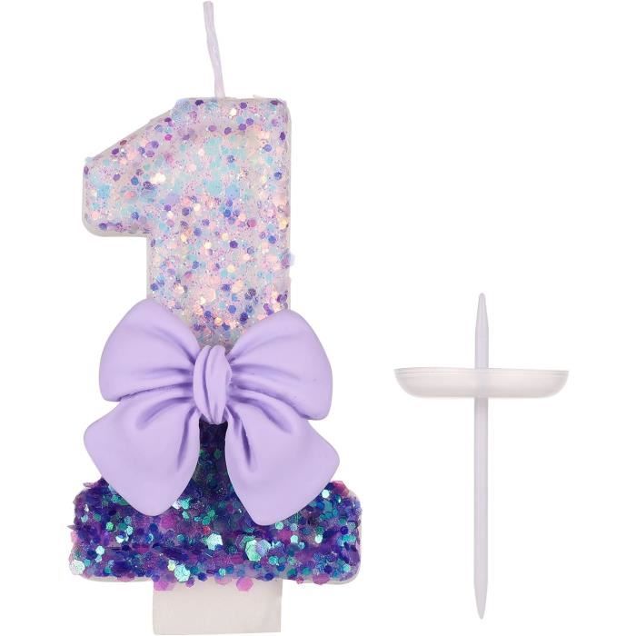 Déco Gâteau 18 Ans - Topper 'Happy 18th Birthday', Bougies Chiffres, Cœurs Et étoiles Scintillants