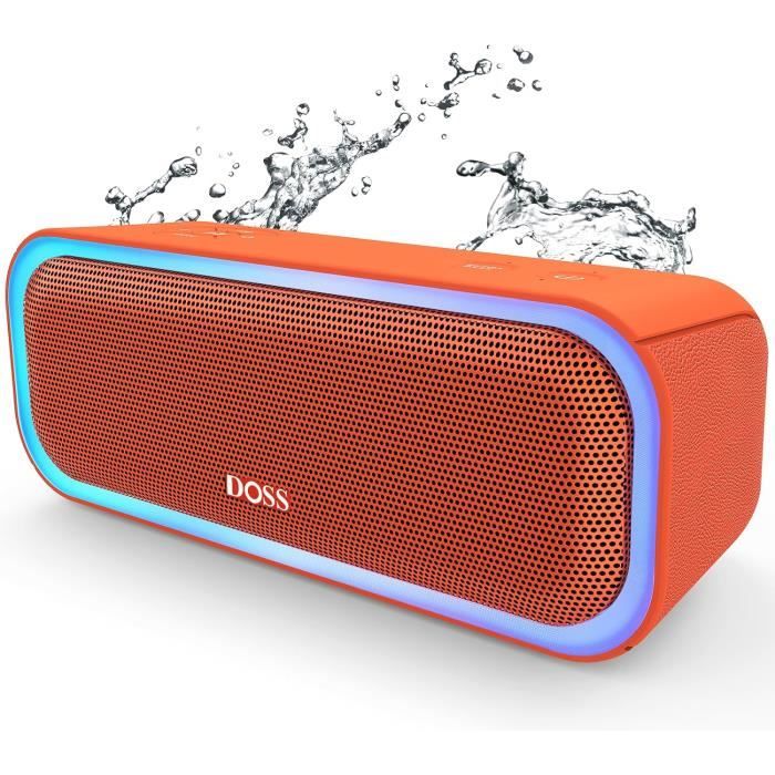 Enceinte Bluetooth Portable - Rose - Haut-parleur Compact Pour Musique à Emporter Partout