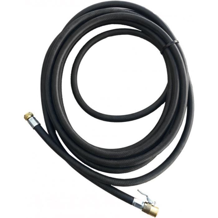 Accessoires d'entretien de moto de voiture de tube à haute pression Rainao Tuyau d'air extensible pour gonflage des pneus Tuyau d'air pour pneus compatible avec les voitures véhicules vélos 