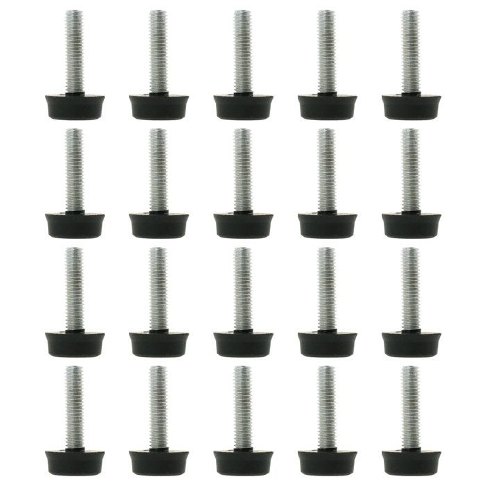 M6 X 24 X 18 Mm Meubles Coulissants Nivellement Pieds 24 Pièces M6 X 24 X 18 Mm Meubles Coulissants Nivellement Pieds 24 Pièces