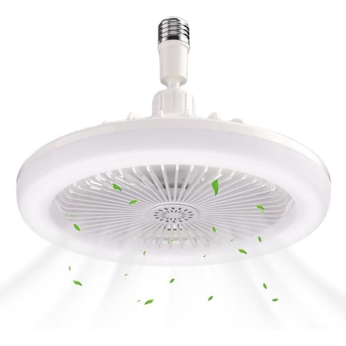 Ventilateur De Plafond Avec Lumière LED - Télécommande, 3 Vitesses, 3 Températures De Couleur, Silencieux - Pour Chambre Ou Salon