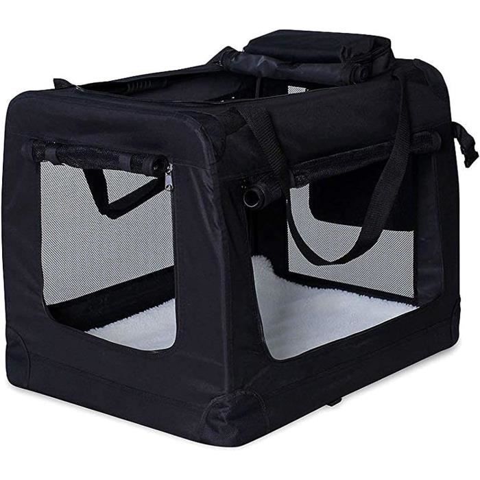 Meilleurs prix pour lionto Caisse de Transport Pliable pour Chien Voiture Box Sacoche, (3XL) 101x69x70 cm Noir159
