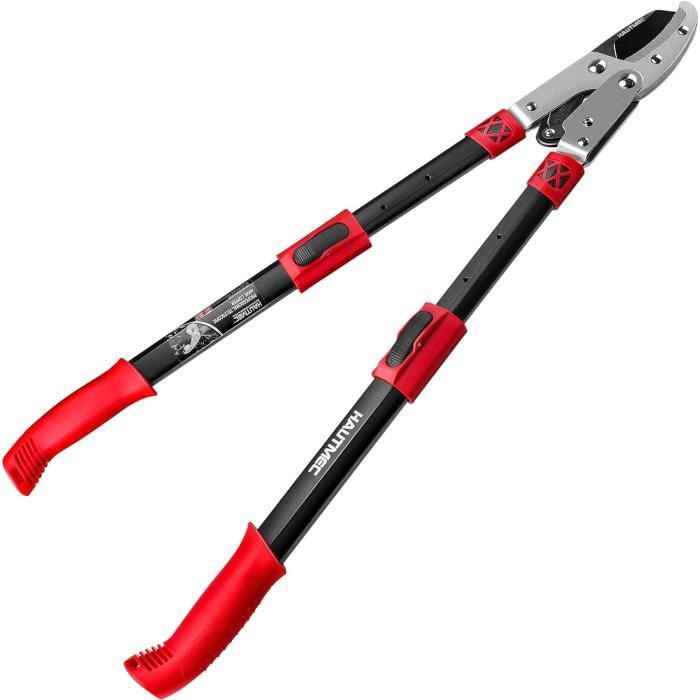 Sécateur Télescopique Spear & Jackson Kew - Enclume Heavy Duty - Pour Taille Haies, Branches