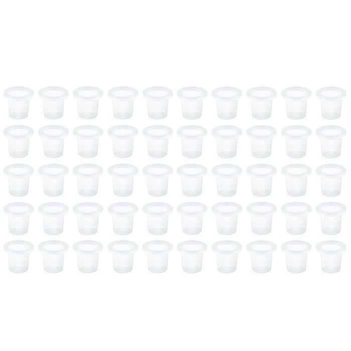 Lot De 300 Gobelets (cups) Pour Encre De Tatouage #14 | 14mm, Blanc | SOTICA | Neuf