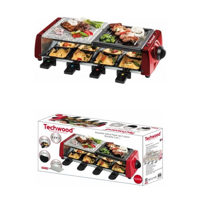 TECHWOOD Appareil Raclette 8 personnes - vue 3