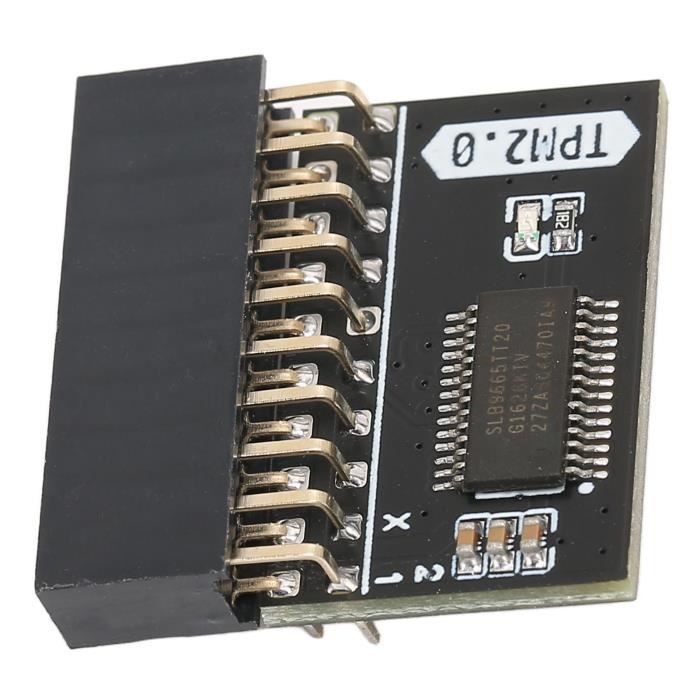 Module TPM 2.0 20Pin Processeur Cryptage Sécurité Pour Carte Mère - Compatible Win11