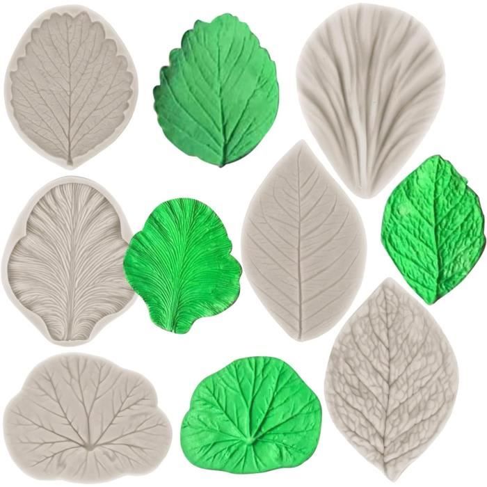 Feuille En Silicone Pour Fondant - Moule 3D 12x20cm - Pour Chocolat, Gelée, Décoration Gâteau, Résine