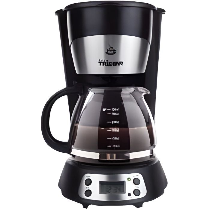 Cafetière filtre Tristar CM-1235 - 700W - 0,75L - 7 à 8 tasses - Maintien au chaud - Noir