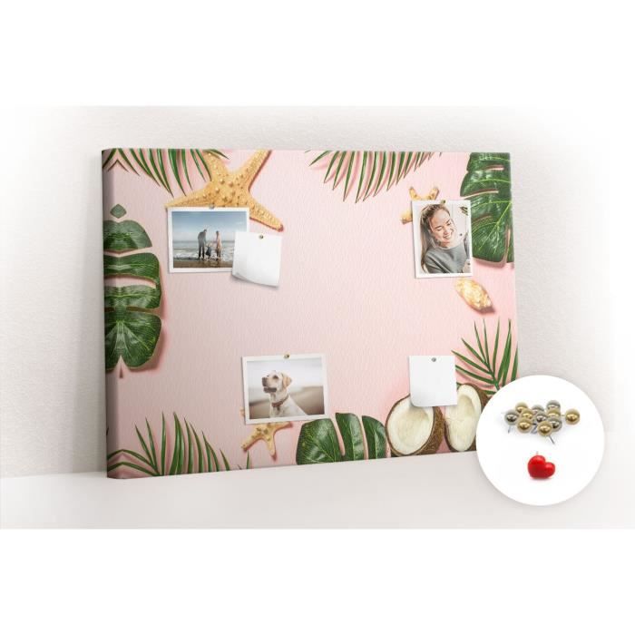 Tableau D'affichage En Feutre 40x60 Cm - Autocollant, Pliable - Pour Photos, Notes, Décoration Murale - Jaune Clair