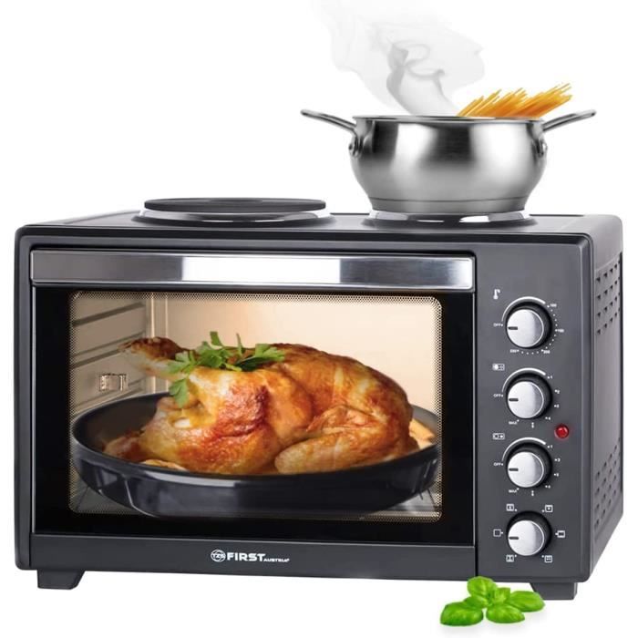 Mini Four Solac TZS First Austria mini four avec plaques chauffantes, 45 litres 3200 ...