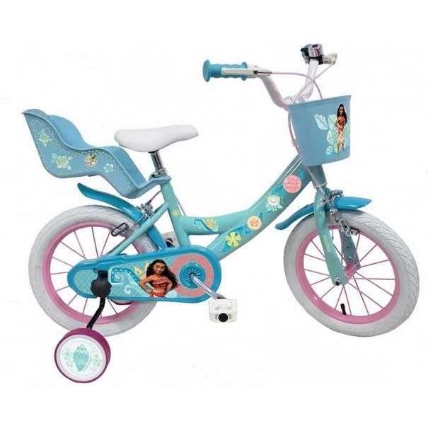 Velo Vaiana 14 Pouces Avec Panier Avant Et Porte Bebe Prix Pas Cher Cdiscount