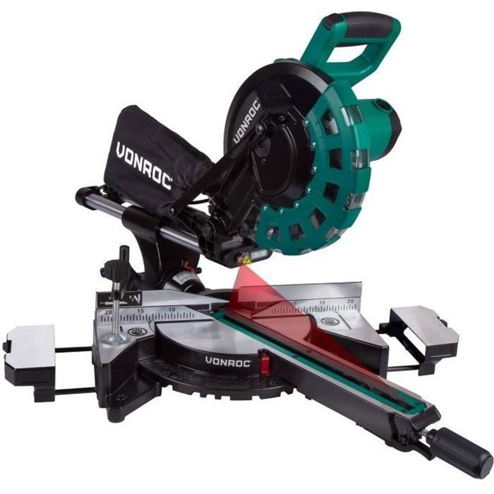 Scie A Onglet Radiale 2200w 254mm Lame De Scie 60 Dents Laser Et Lampe Led Integres Ms502ac Achat Vente Scie Electrique Vonroc Scie A Onglet Radiale Cdiscount