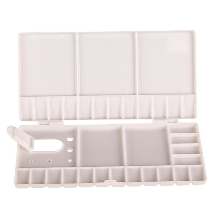 1 Pc 33 Grilles Artiste Plastique Pliant Melange Palette Peinture Plateau Dessin Pour Aquarelle A L Huile Bac A Peinture Cdiscount Jeux Jouets