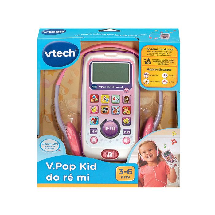 Lecteur De Musique Portable VTech V.Pod – 16 Chansons, 10 Activités Éducatives - vue 3