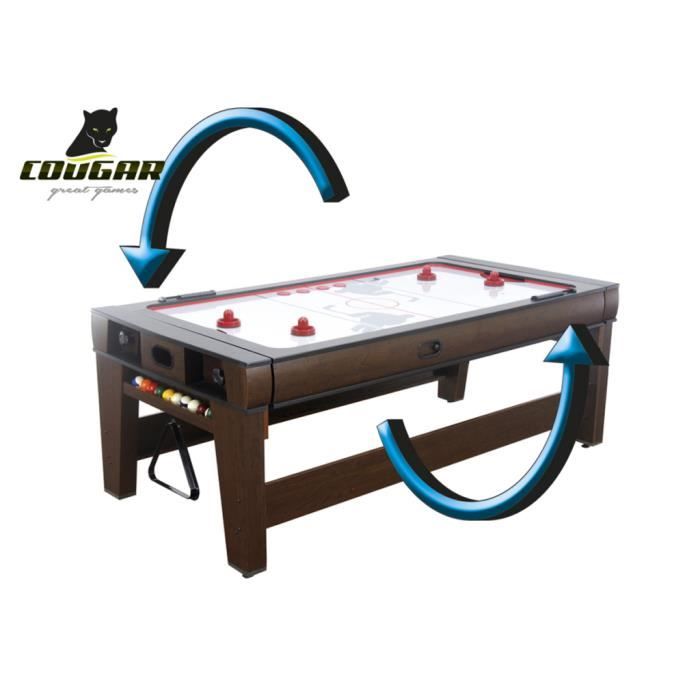 Piscine Reverso Et Table De Hockey En Plein Air Cougar Achat Vente Table Multi Jeux Cdiscount