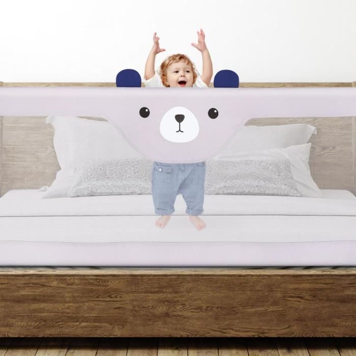 XUANYU-1pc Barrière de lit Bébé, Anti-Chute 70 cm Barriere de Securite,pour Tout-Petits, bébés et Enfants
