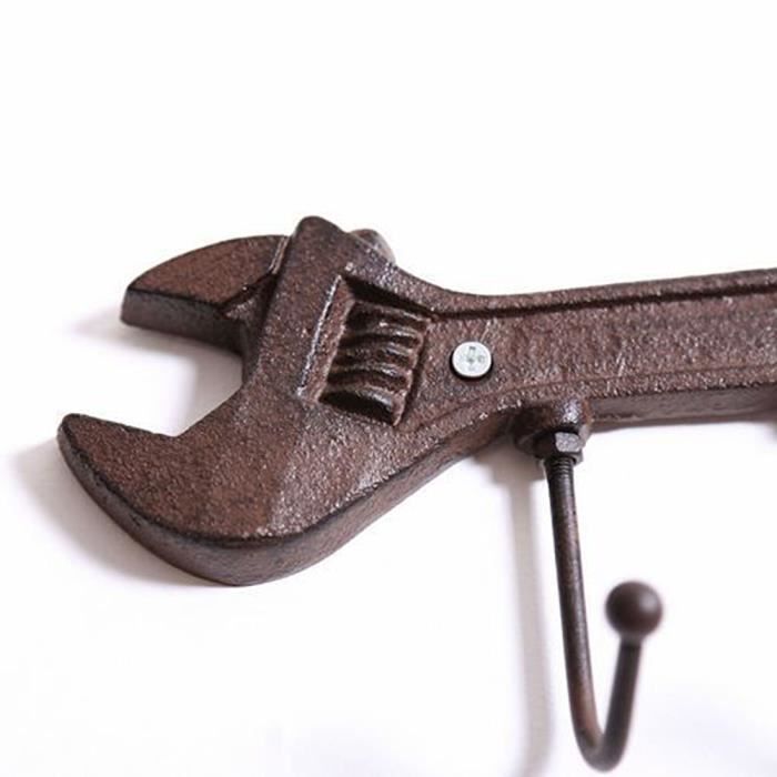 N°102 - Ancienne petite clé à molette, 11 cm, TOUT ACIER FORGE 4 (trousse de bicyclette ?) - Collection