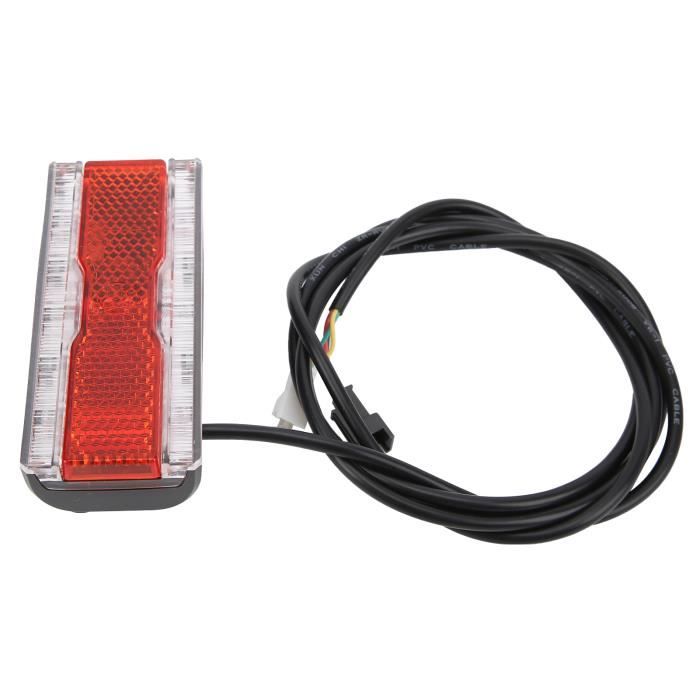 Kit Phare Et Feu Arrière LED Pour Vélo Électrique 24V-48V – Avec Klaxon Et Clignotants