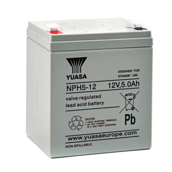 Batterie plomb AGM NPH5-12 12V 5Ah YUASA - Batterie(s)