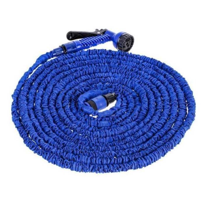 Tuyau D'arrosage Flexible Extensible 30 M – Avec Buse 10 Fonctions Et Raccords Laiton