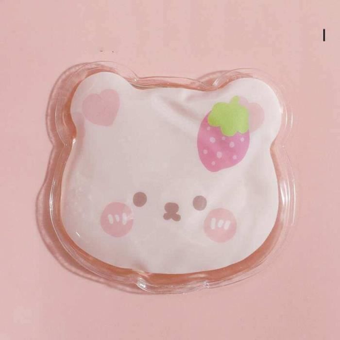 Chaufferette,Chauffe-mains En Gel Pvc Réutilisable,Mini Pack Chauffant Instantané,dessin Animé