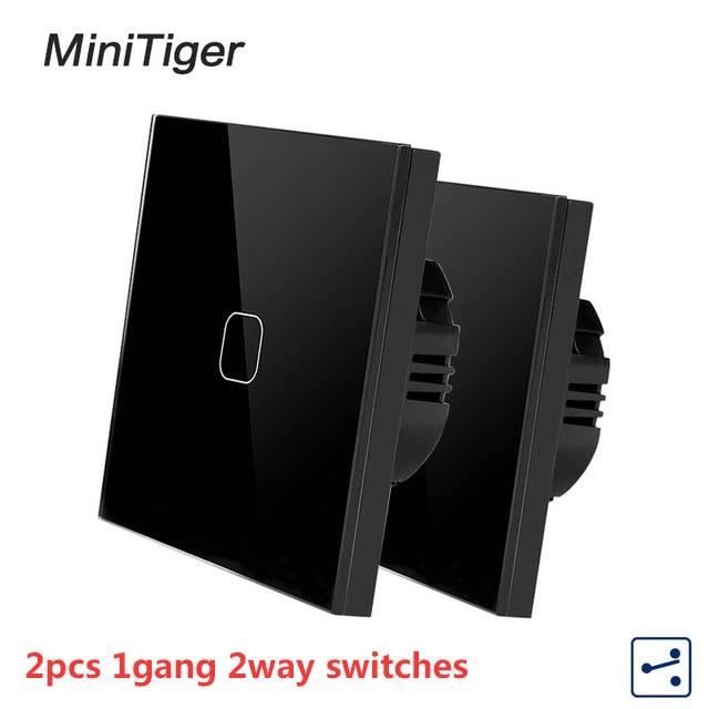 INTERRUPTEUR,1Gang 2way Black 1 Gang Norme américaine  interrupteur