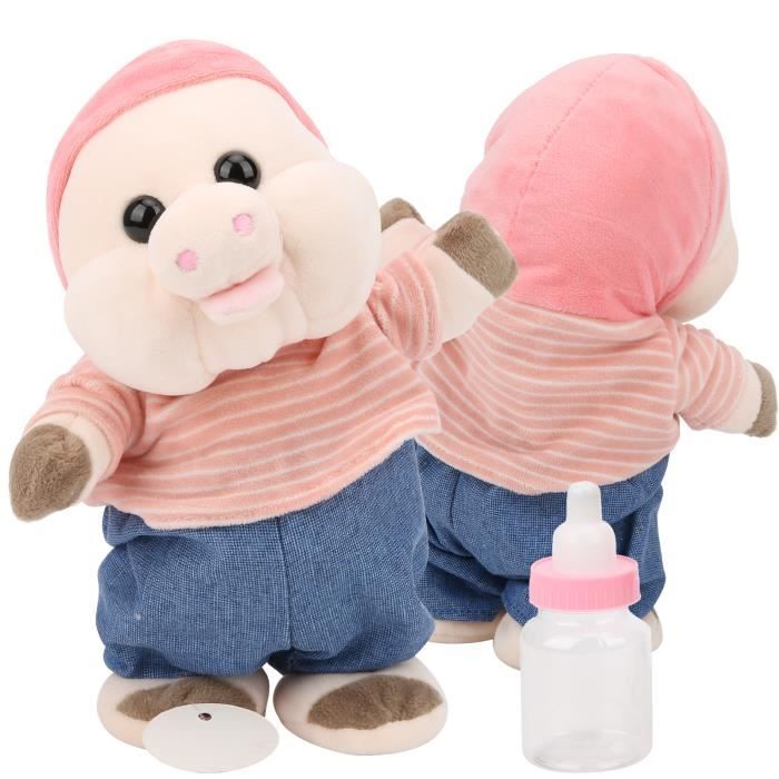 Jouet En Peluche Hibou Respirant Et Musical - Peluche Électrique Avec Sons Et Lumières Douces Pour Enfants