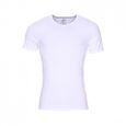 Lot de 2 tee-shirts col V Dim X-temp en coton stretch blanc-1