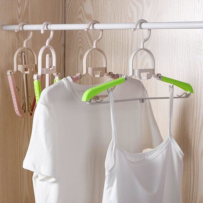 15 Cintres à Pinces En Frêne Pour Jupe Et Pantalon - Coloris Blanc