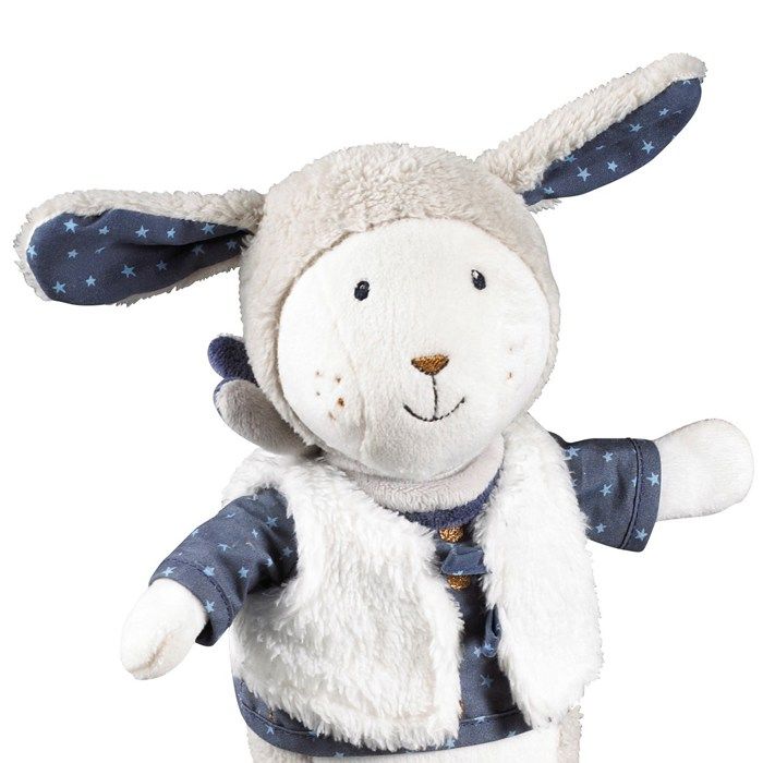 Doudou SAUTHON Mouton Merlin Blanc Mixte 1 mois