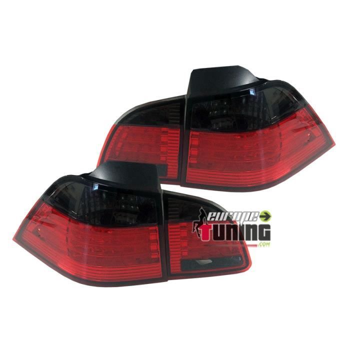 FEUX LED TUNING ROUGE NOIRS BMW SERIE 5 E61 TOURING BREAK 03-07 (00600) -  Cdiscount Auto