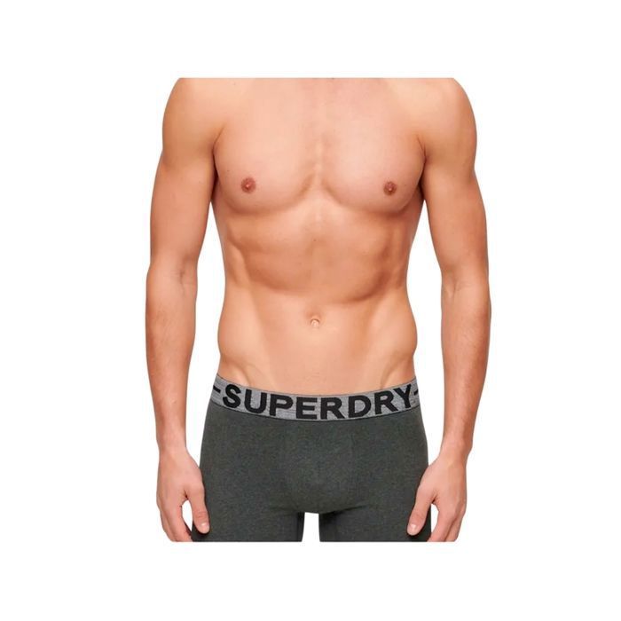 Boxer SUPERDRY Homme Lot x3 stretch Gris Coton Gris Cdiscount Pret a Porter