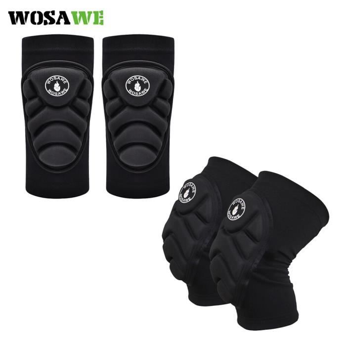 3 Paires Genouillères Enfant Danse Hip Hop,Antidérapant Genouillère Sport Protection Genoux,Volleyball Genouillere Anticollision Ados Filles Garçons Neige Roller Yoga Basketball Poulie (M: 7 - 12 ans