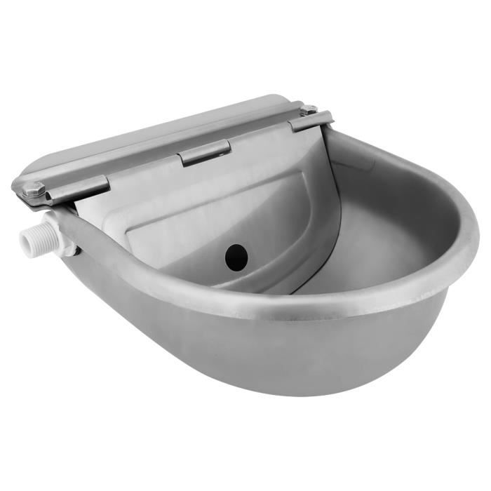 Abreuvoir Automatique Acier Inox Pour Moutons/Chèvres - Valve Cuivre, 1L