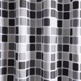 Rideaux de douche étanche mosaïque imprimé rideaux de salle de bain Polyester tissu rideau de bain 180x180cm-2