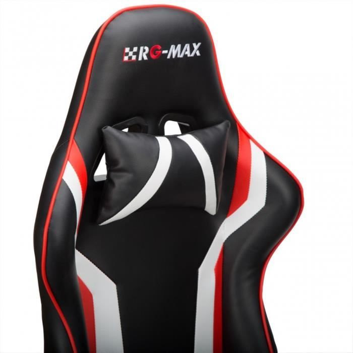 RG Max Chaise de Bureau Gaming Si ge Gamer Chair avec Rev tement