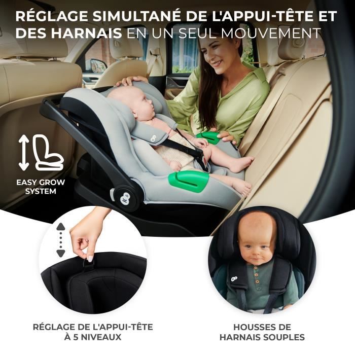 Siège Auto avec base ISOFIX 40 à 75 cm Kinderkraft MINK PRO I
