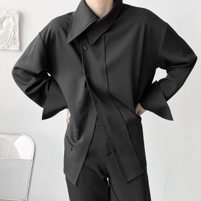 Chemise asymétrique homme top