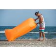 Canapé gonflable SWISSANT® - modèle Air - couleur Orange - pour camping et plage-3