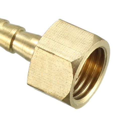 NOLUXA map 2pcs Raccord cannelé tuyau en laiton barbelé de 6 mm coudé à