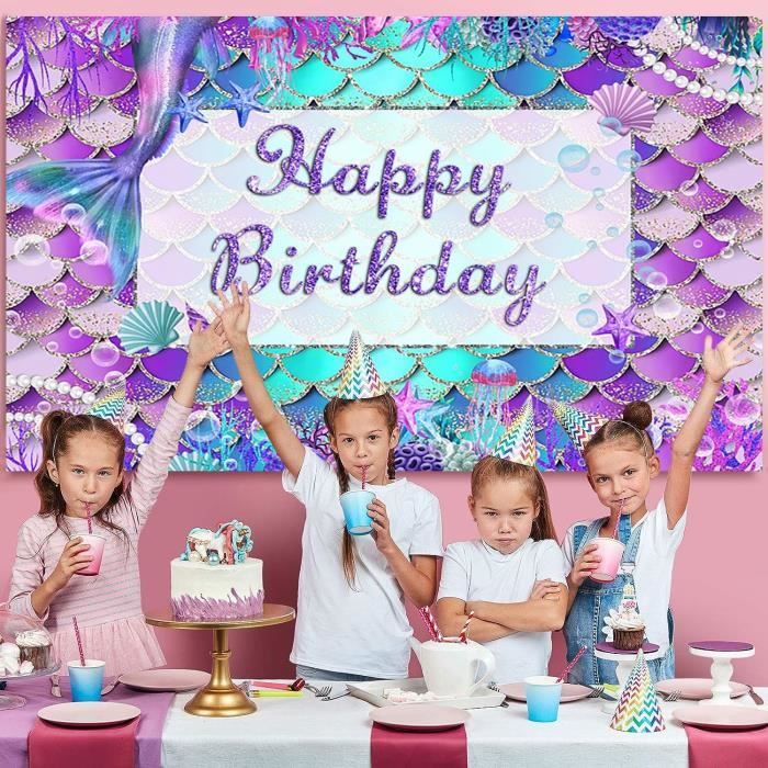 Toile De Fond Fête 1.5x1m - Thème Fée Florale | Fond Photo Princesse | Décoration Anniversaire