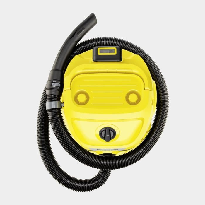Aspirateur Eau Et Poussières KÄRCHER WD 2 Plus – 1000W, 18V, Sans Sac, Modèle 16280110