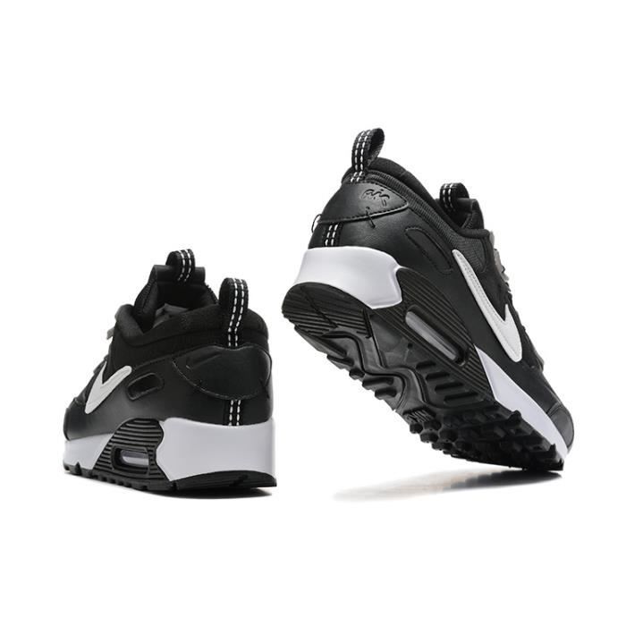 Air max 90 blanc et sales noir