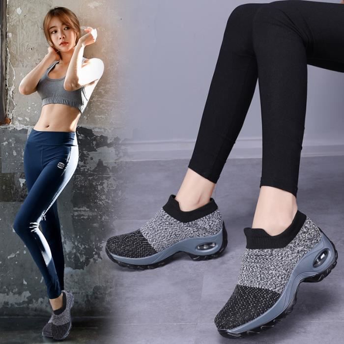 Baskets marche online femme