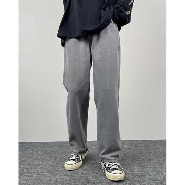 Jeans homme large deals en bas