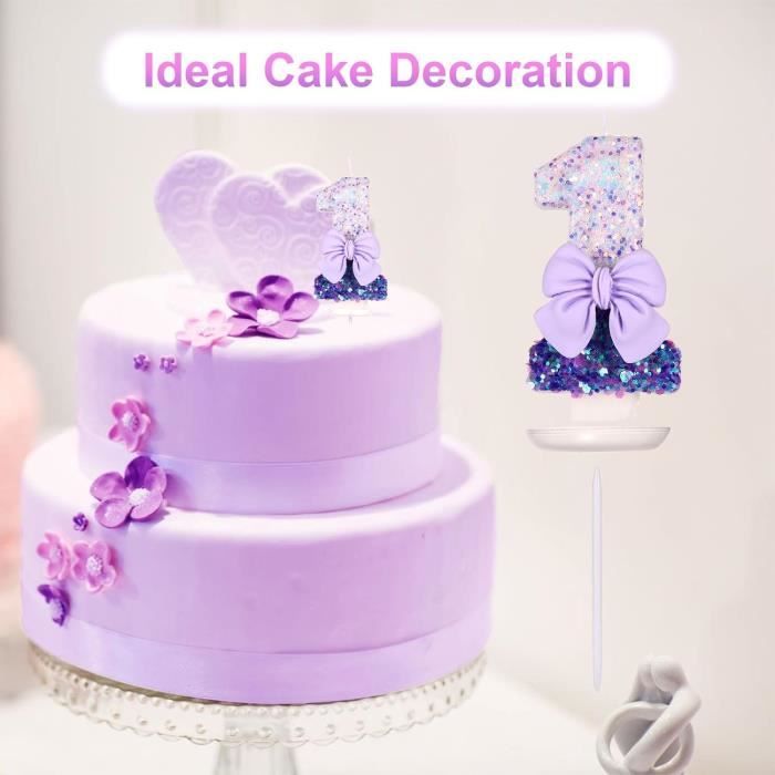 Décorations Gâteau Papillon Rose Et Bleu – Set De 13 Pièces Avec Happy Birthday + 12 Papillons Pailletés – Non Comestible, Sécurisé