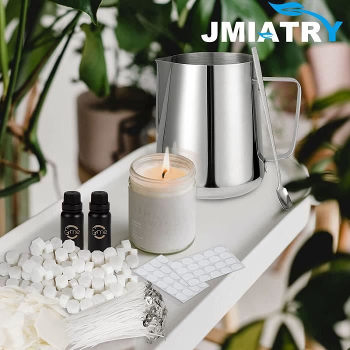 JMIATRY Kit de fabrication de bougies, kit de fabrication de cire