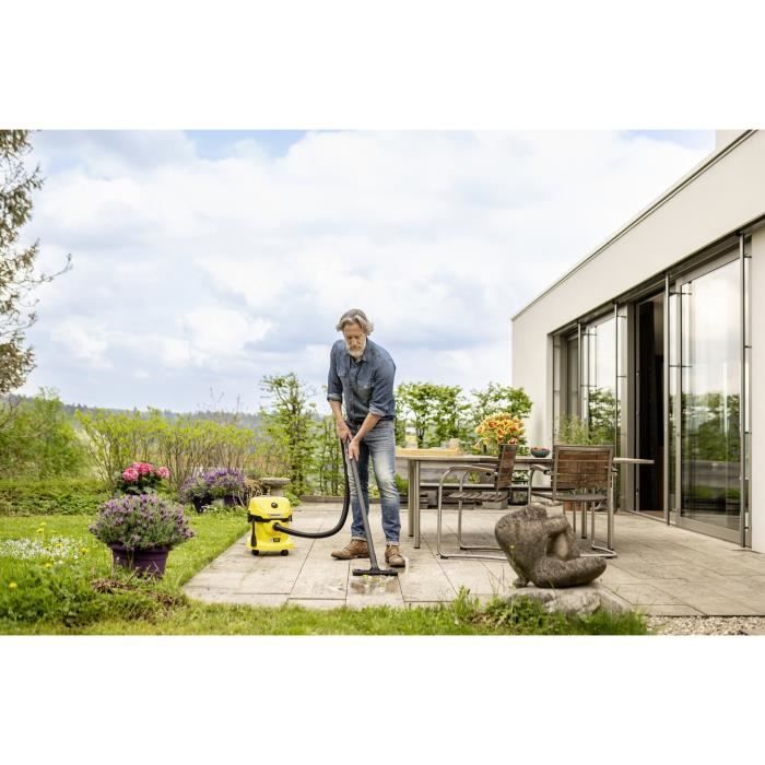 Aspirateur Eau Et Poussières KÄRCHER WD 2 Plus – 1000W, 18V, Sans Sac, Modèle 16280110